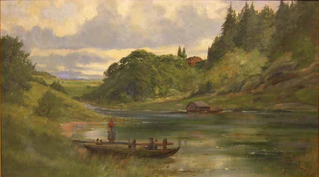 Woman and Boat